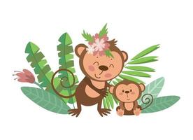 Vector illustrator of  Monkey