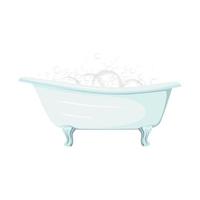 Vector illustration of Bathtub