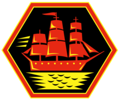 Segelschiff oder Clipper-Symbol png