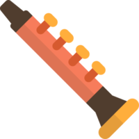 flute illustration in minimal style png