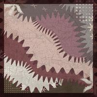 Scarf pattern design, square pattern hijab, silk scarf fabric texture vector