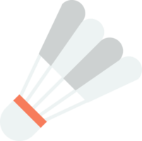 illustration de balle de badminton dans un style minimal png