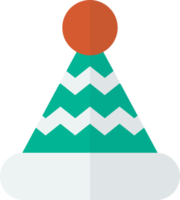 christmas hat illustration in minimal style png