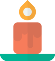 candle illustration in minimal style png