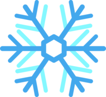 ilustración de copos de nieve en estilo minimalista png