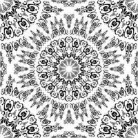 mandala con patrón de adorno floral, patrones de relajación de mandala vectorial diseño único con estilo natural, patrón dibujado a mano, plantilla de mandala para tarjetas de decoración de página, libro, logotipos vector