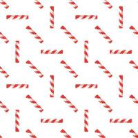 seamless pattern with striped candy sticks vector