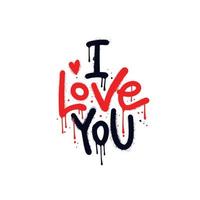 I Love You Sticker Vector Illustration 3394652 Vector Art at Vecteezy