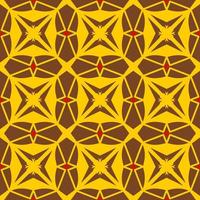 Geometric Seamless Pattern with Tribal Shape. Pattern designed in Ikat, Aztec, Moroccan, Thai, Luxury Arabic Style. Ideal for Fabric Garment, Ceramics, Wallpaper. Vector Illustration.