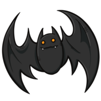 morcego de desenho animado de halloween png