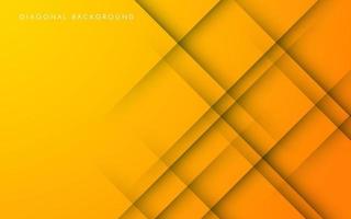 raya diagonal de degradado naranja amarillo moderno abstracto con sombra y fondo claro. eps10 vector