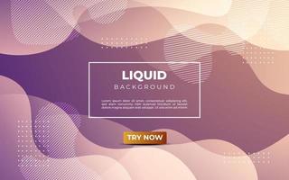 modern abstract purple brown dynamic wavy geometric shape decoration background. eps10 vector