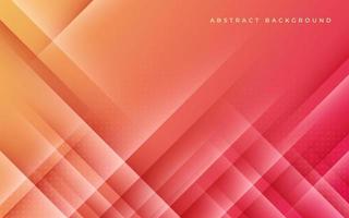 abstract red orange soft diagonal shape light and shadow with halftone dots background. eps10 vector
