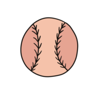 elemento de deporte de beisbol png