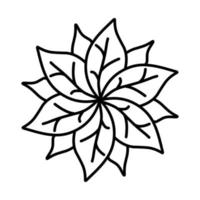 Flower Mandalas. decorative elements. ornate pattern, vector illustration. Islamic, Arabic, Indian motifs.