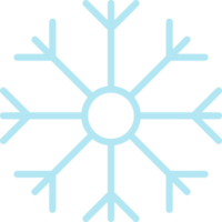 Schneeflocken-Symbol, Winterelemente. png