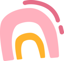 Text bubble shape abstract with pink color. png