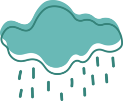 Text bubble cloud shape abstract with green color. png