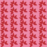 Red hearts seamless pattern. Valentines day background. Love romantic theme. Vector abstract texture with small linear hearts. Stylish minimal design for wrapping, fabric, cloth, print, wedding decor