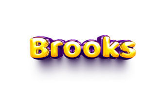 names of boys English helium balloon shiny celebration sticker 3d inflated png