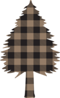 buffalo plaid árbol de navidad adornos clipart png