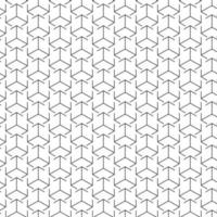 Seamless geometric pattern in black and white color. Vector illustration.