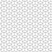 Seamless geometric pattern in black and white color. Vector illustration.