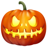 citrouille d'halloween jack o lantern isolé png