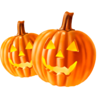 citrouille d'halloween jack o lantern isolé png