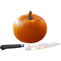 zucca con coltello png