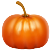 abóbora laranja isolada png