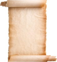 altes pergamentpapier scrollblatt vintage gealtert oder texturhintergrund png