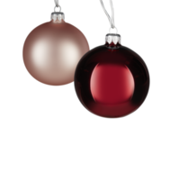 jul boll snöbollar dekorera de xmas träd klippning väg transparent bakgrund png