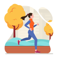 jogging attività per salutare stile di vita png