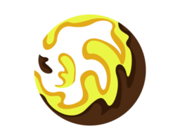 cioccolato e formaggio logo icona png