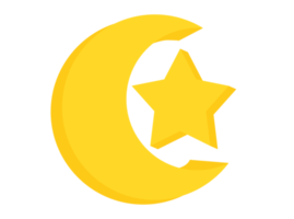 ícone do logotipo da lua e estrela png