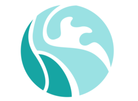 logotipo de icono de círculo de agua png