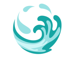 Wasserkreis-Symbol-Logo png