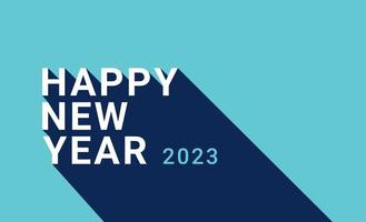 Creative modern concept of 2023 Happy New Year. Design template with text 2023. Bright colors. Minimalistic trendy background for banner, cover, logo, card, poster. vector