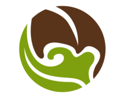 icono del logotipo de chocolate y té verde png