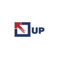 up arrow Vector icon design illustration