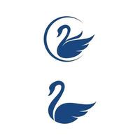 Swan icon Template vector illustration