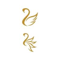 Swan icon Template vector illustration