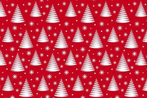 Repeating Christmas trees pattern. For Christmas wallpaper, background, cover design. vector