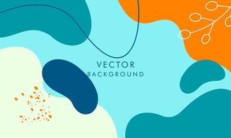 Abstract background with colorful logo, poster art background vector