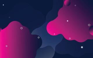 Abstract 3d art background. Holographic floating liquid blobs. soap bubbles. metaballs vector