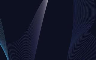 Abstract Blue Gradient Color technology Line wave background vector