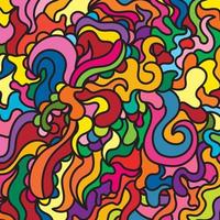 Hand drawn Abstract background art vector