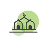 Mosque icon vector Illustration design