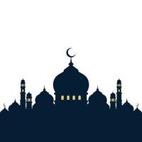 Mosque Building icon vector Illustration